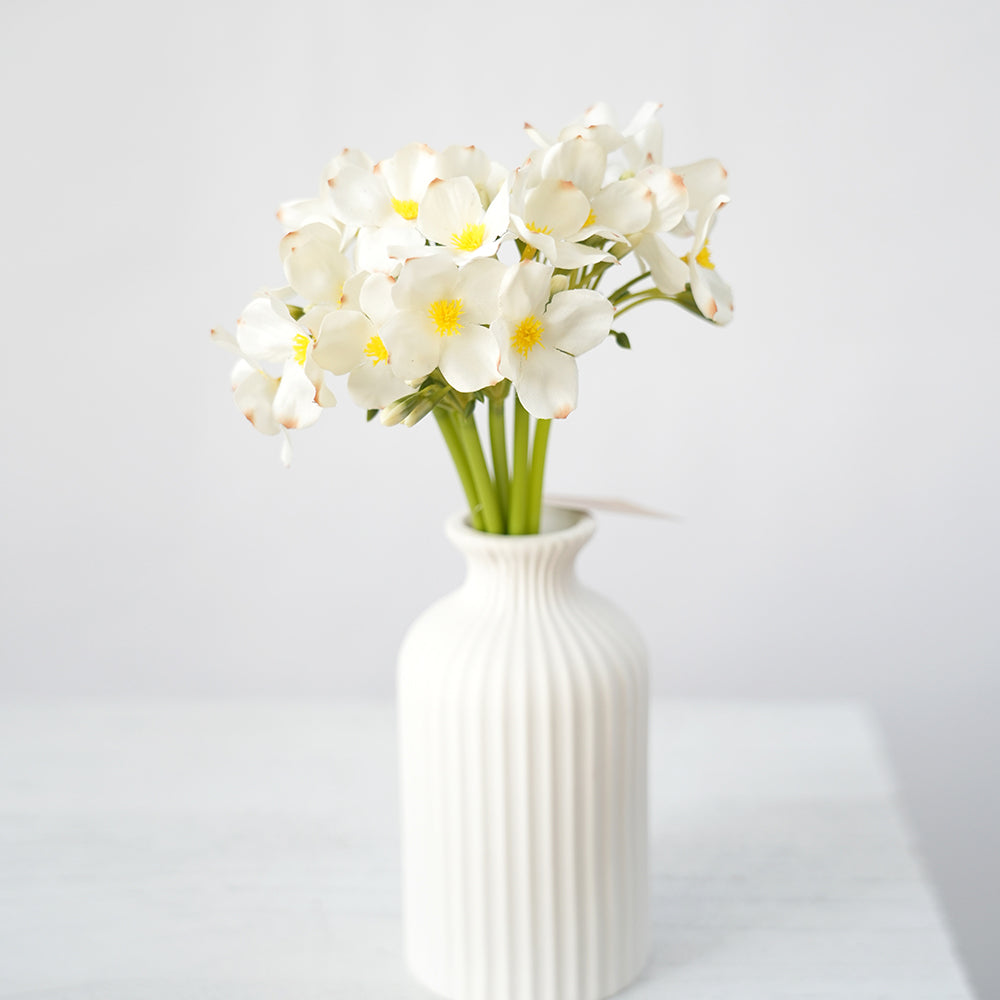 Wholesale Artificial Flower Narcissus Tung Tree Flower Silk Flower for Home Wedding Decorations