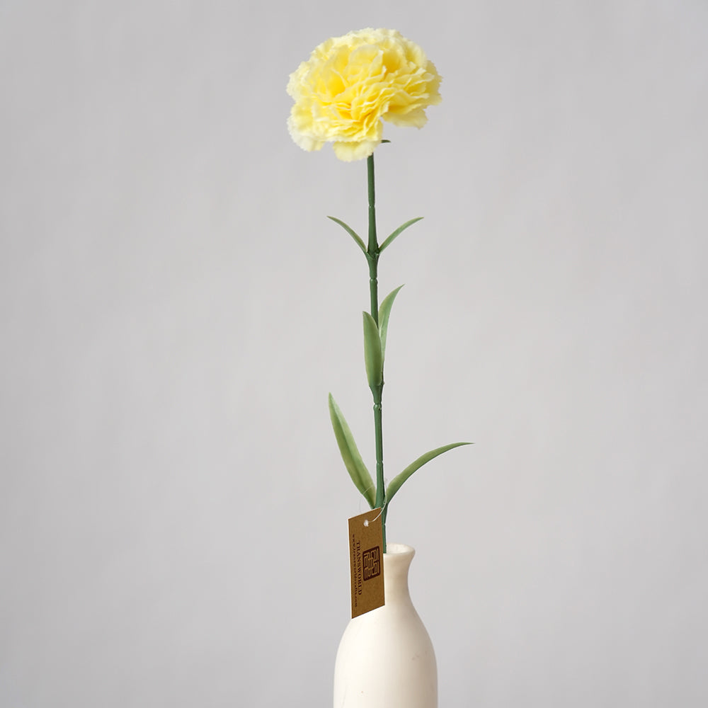 Beautiful Color Carnation Artificial Flower Long Branches Single Head Decorative Flowers Plants for Wedding Home Outdoor Decor