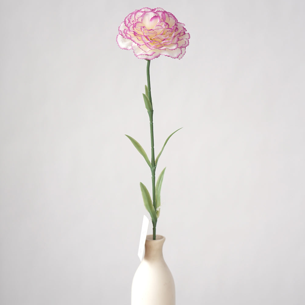 Beautiful Color Carnation Artificial Flower Long Branches Single Head Decorative Flowers Plants for Wedding Home Outdoor Decor