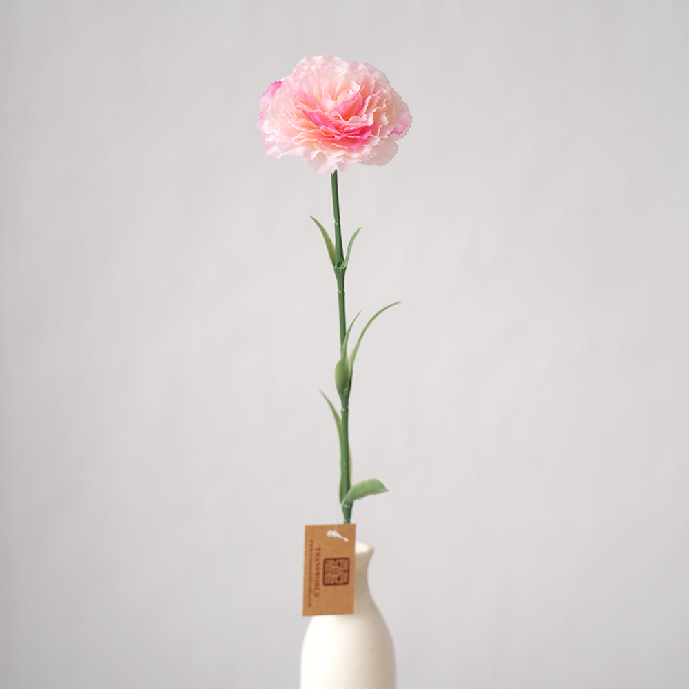 Beautiful Color Carnation Artificial Flower Long Branches Single Head Decorative Flowers Plants for Wedding Home Outdoor Decor