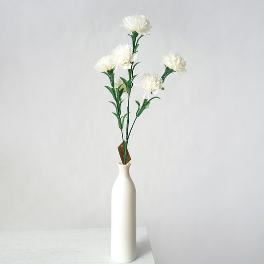 Chinese Characteristic 6heads Carnation Flowers Artificial Beautiful Color Decorative Flowers Plants for Wedding Home Outdoor Decor