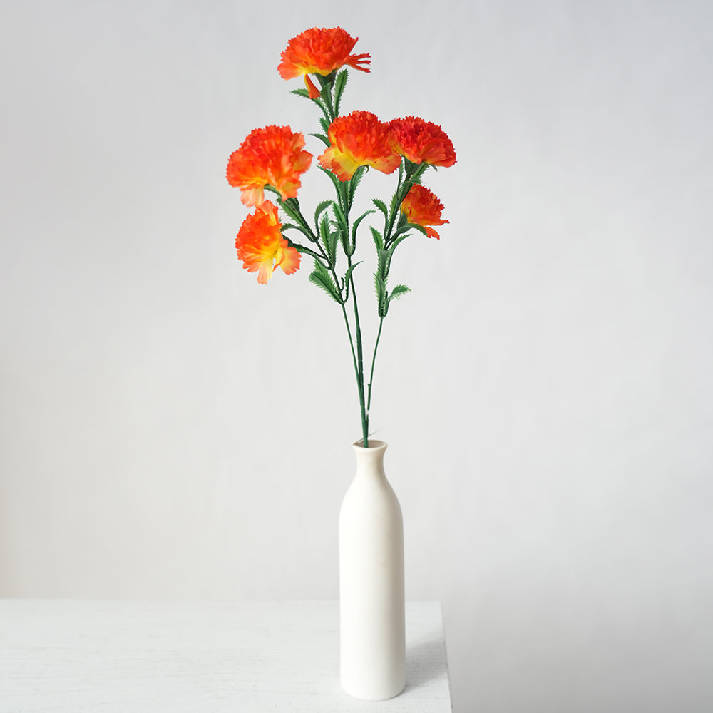 Chinese Characteristic 6heads Carnation Flowers Artificial Beautiful Color Decorative Flowers Plants for Wedding Home Outdoor Decor