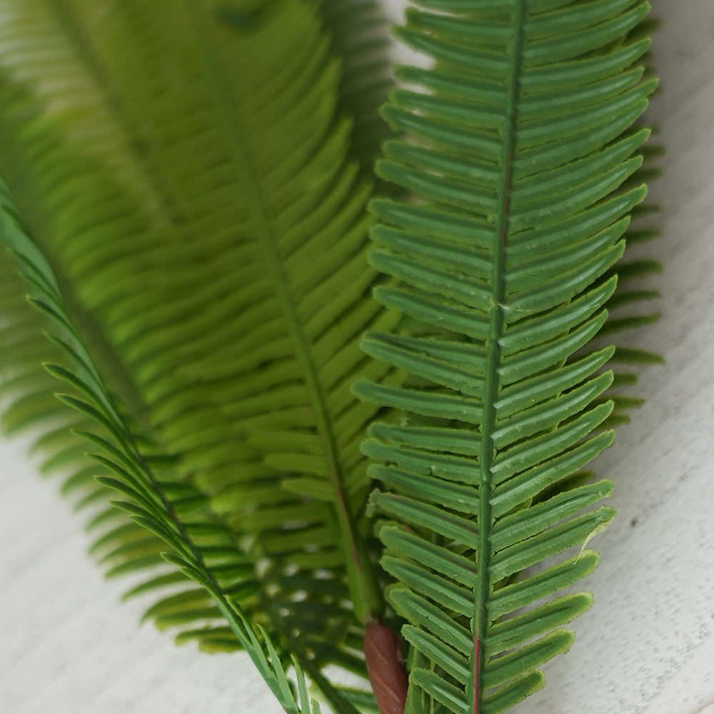 Factory Plastic Leaf 9 Pieces Stem Feather Flower Wholesale Artificial Flower Decorative Flower for Home Wedding Decor