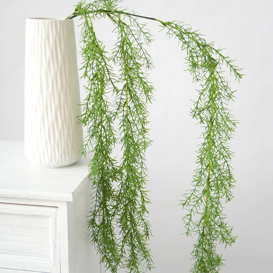 Fern Hanging Artificial Flowers Green Amaranthus Artificial Plant Hanging Flowers for Wedding Home Flower Arrangement