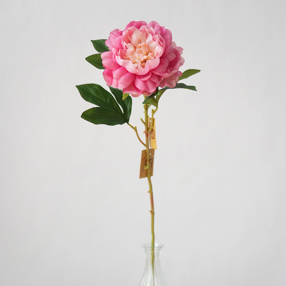 Wholesale Single Branches Artificial Peony Silk Flowers Peony Decorative Flowers for Wedding Home Decoration