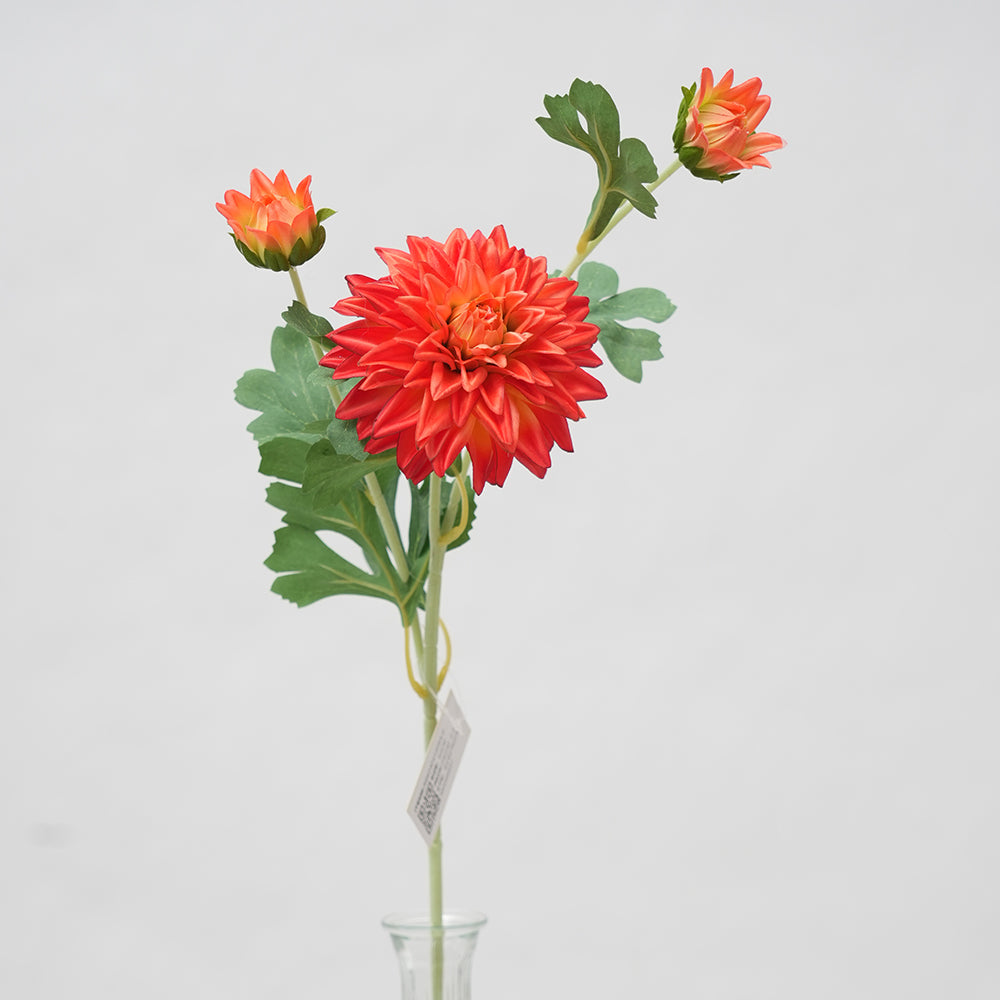 High Quality 2Heads Chrysanthemum Artificial Flower Dahlia Decorative Flowers For Home Wedding Decorations