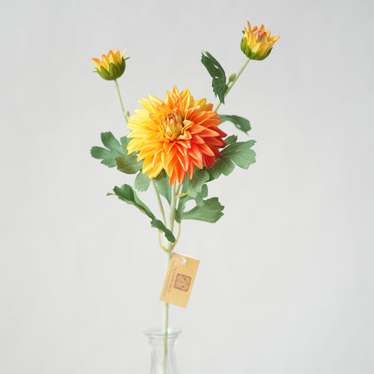 High Quality 2Heads Chrysanthemum Artificial Flower Dahlia Decorative Flowers For Home Wedding Decorations