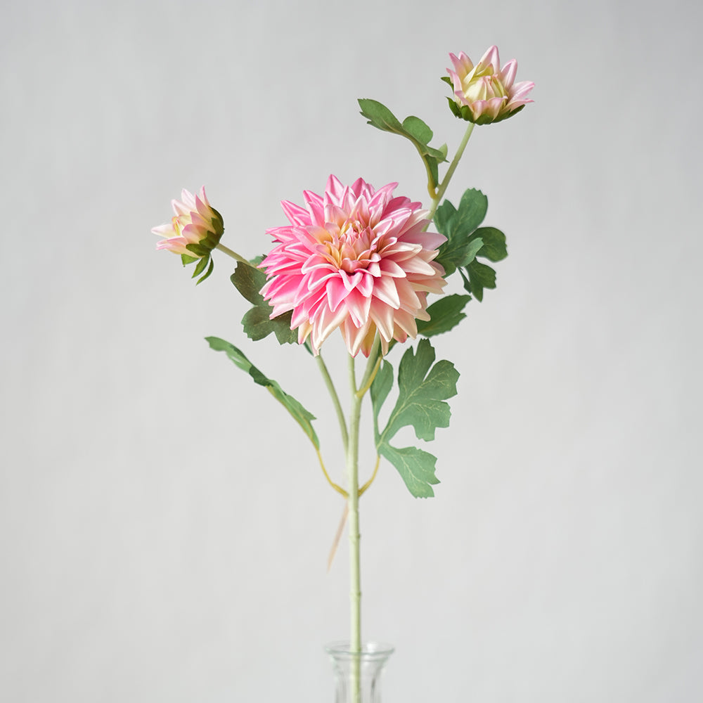 High Quality 2Heads Chrysanthemum Artificial Flower Dahlia Decorative Flowers For Home Wedding Decorations