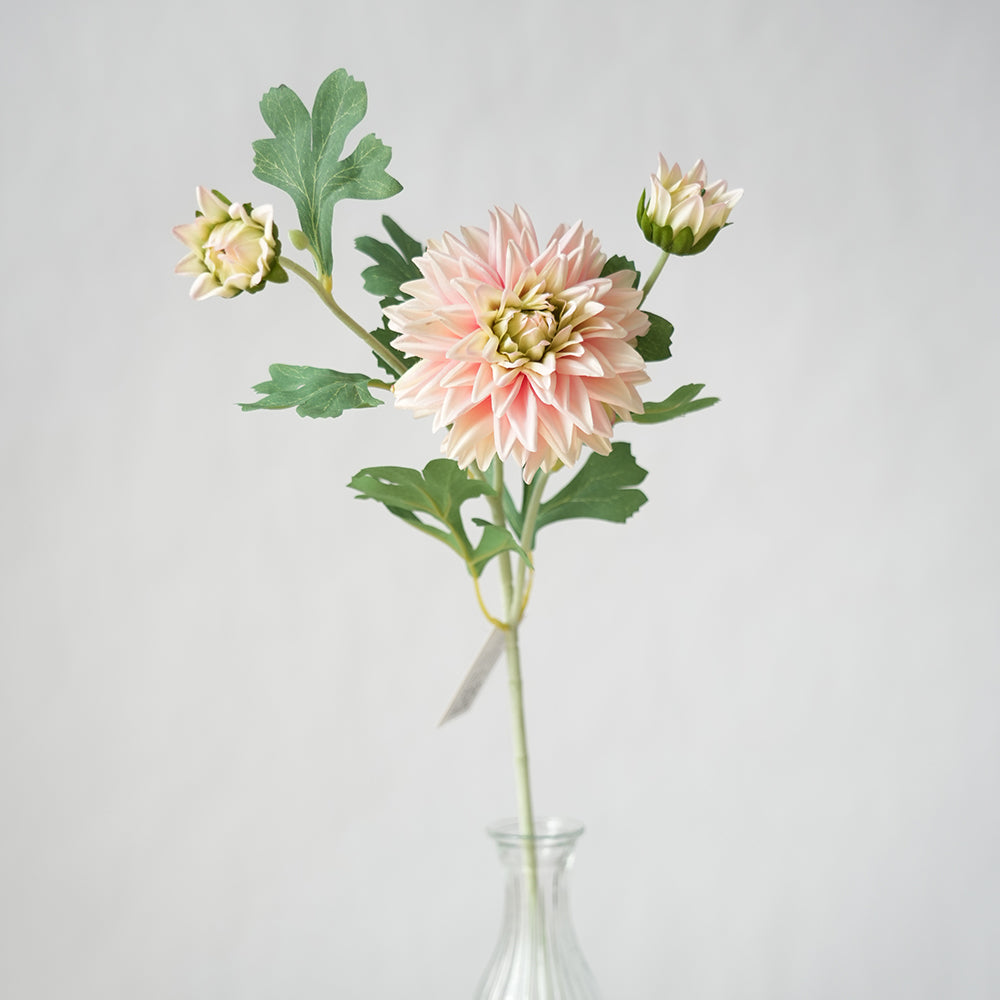 High Quality 2Heads Chrysanthemum Artificial Flower Dahlia Decorative Flowers For Home Wedding Decorations