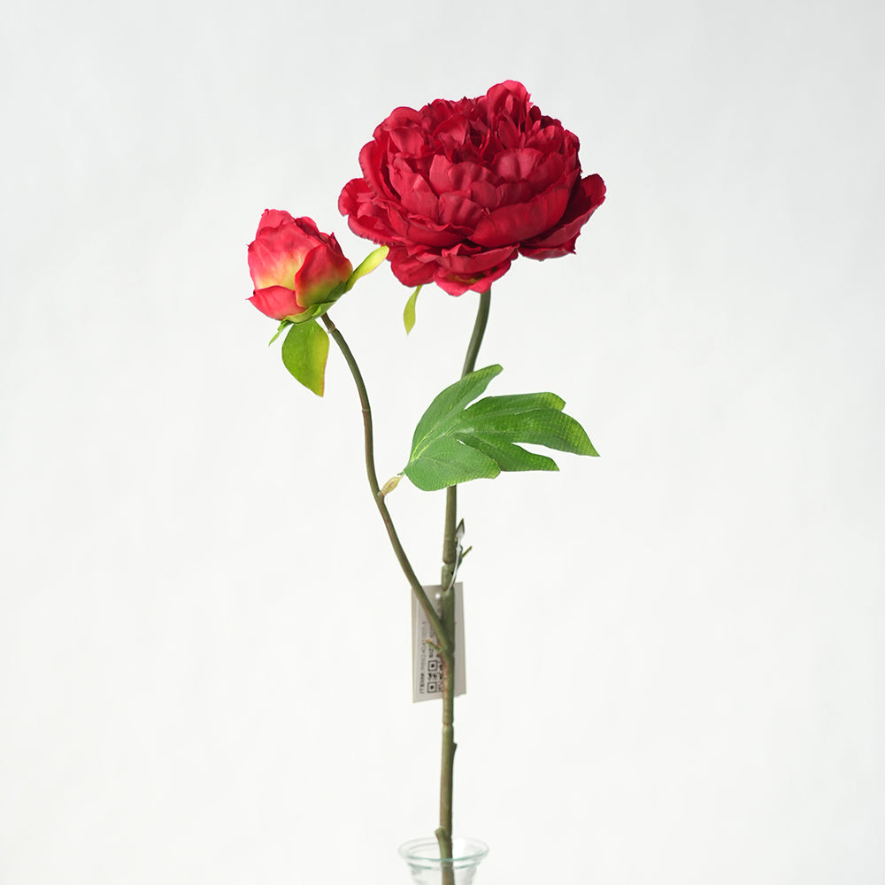 Transworld Artificial Peony Flowers Handmade Polyester Peony Flower Decorative Flower For Wedding Decor