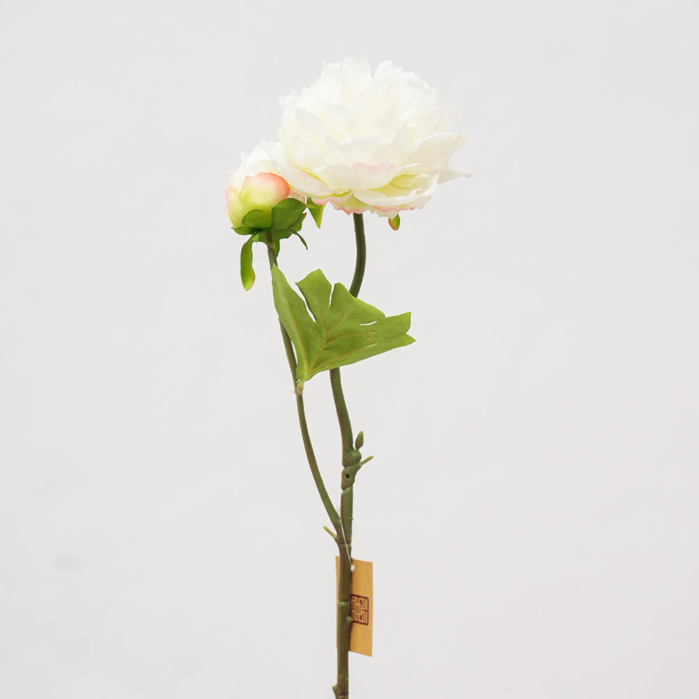 Transworld Artificial Peony Flowers Handmade Polyester Peony Flower Decorative Flower For Wedding Decor
