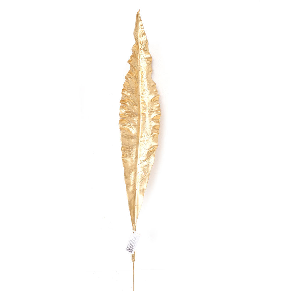 Wholesale Christmas Picks Maple Leaf Tree Sprays Pick/Spray Glittered Leaf Gold Christmas Pick For Party & Holiday Supplies