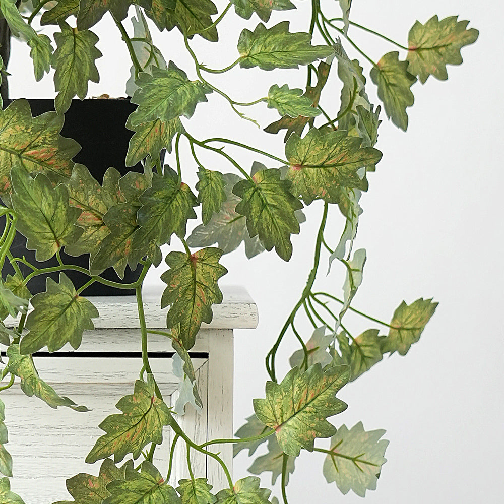 High Quality Lifelike 52Groups Artificial Bamboo Leaf Hanging Plants for Home Garden Shop Decoration