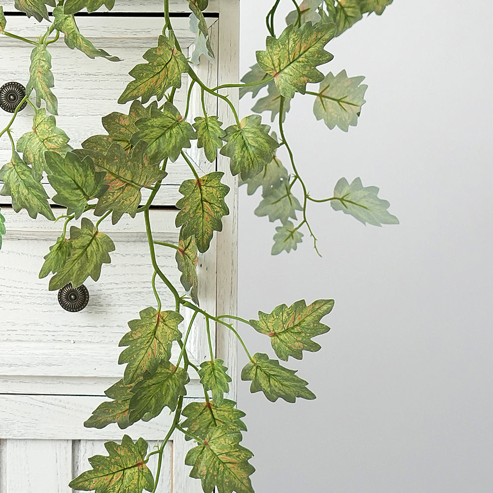 High Quality Lifelike 52Groups Artificial Bamboo Leaf Hanging Plants for Home Garden Shop Decoration