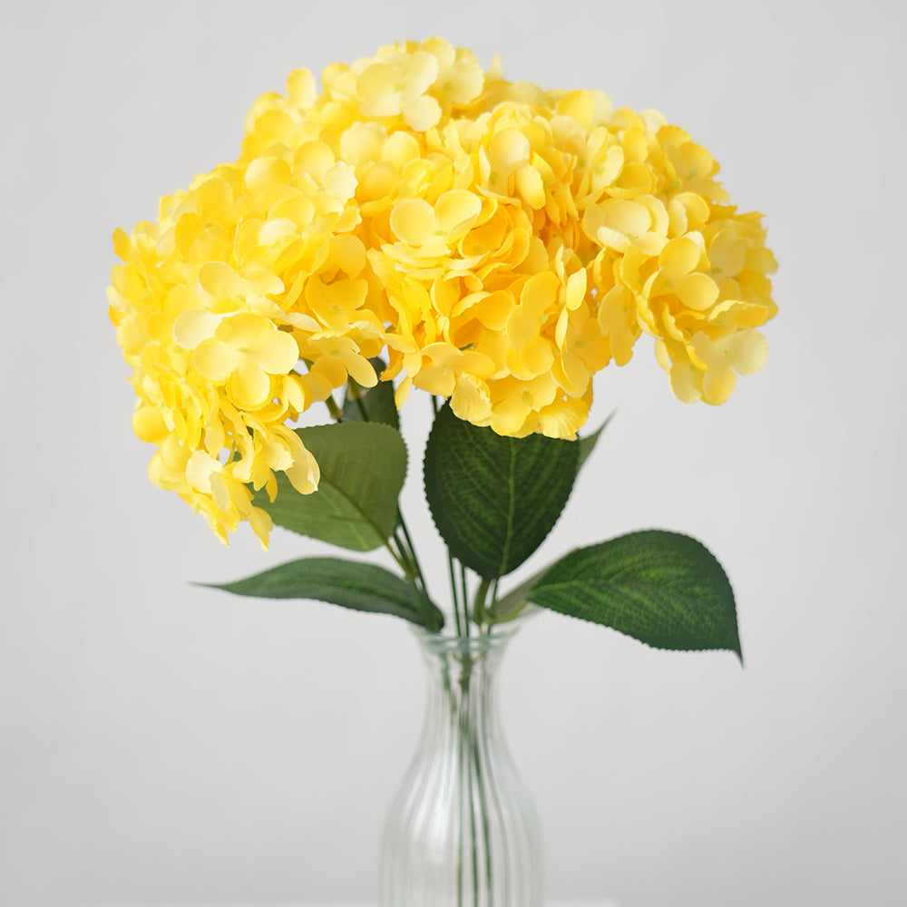 Transworld Artificial Hydrangea Flowers 5Forks Hydrangea Decorative Flowers For Home Wedding Decor