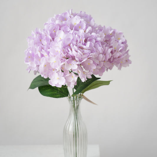 Transworld Artificial Hydrangea Flowers 5Forks Hydrangea Decorative Flowers For Home Wedding Decor