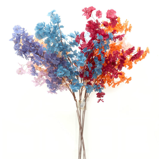 Wholesale Artificial Flower Long Floral Spray Artificial Plants and Flowers Arrangement for Home Wedding Decorations