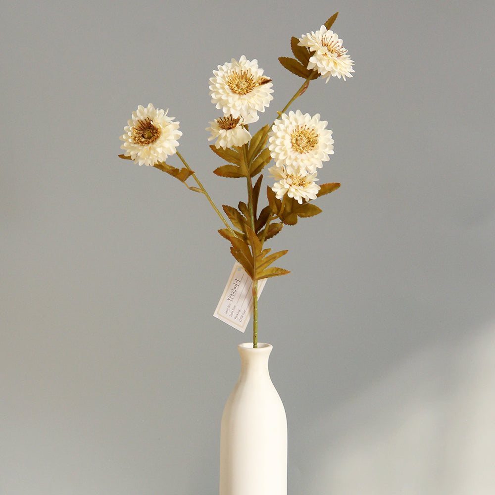 57cm Artificial Chrysanthemum Multicolour Artificial Flowers Decoration Chrysanthemums Spray High Simulation Flower Home Decor