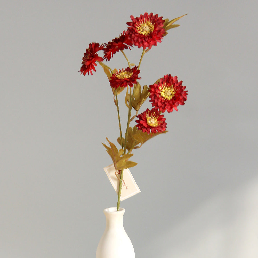 57cm Artificial Chrysanthemum Multicolour Artificial Flowers Decoration Chrysanthemums Spray High Simulation Flower Home Decor
