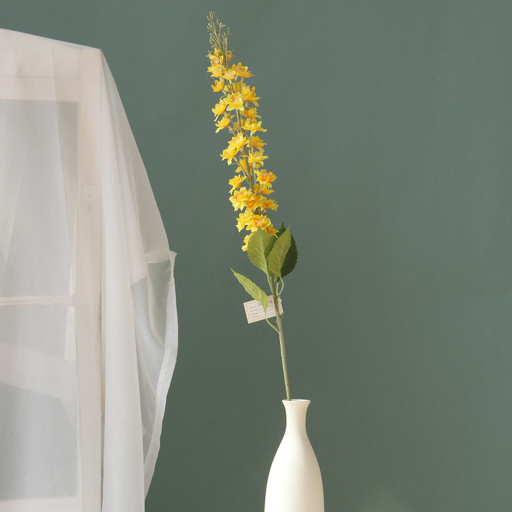Whosale High Simulation Artificial Real Touch Larkspur Decorative Artificial Flower For Wedding Home Party Decoration