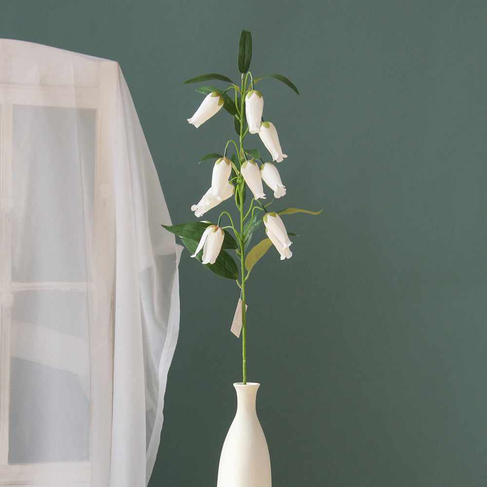 Whosale Long Size Campanula Artificial Flowers For Wedding Home Garden Decoration Artificial Flower Arrangement