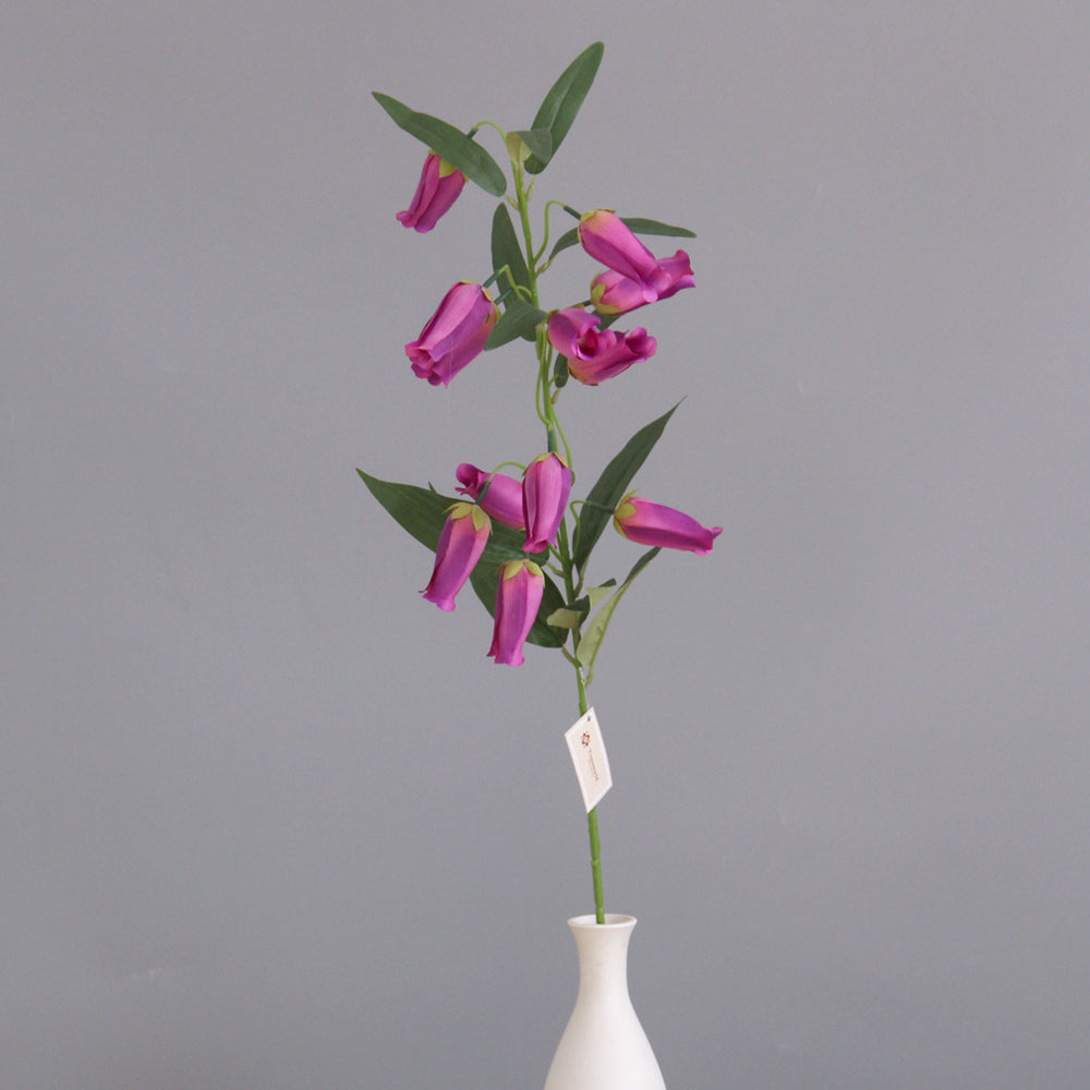 Whosale Long Size Campanula Artificial Flowers For Wedding Home Garden Decoration Artificial Flower Arrangement
