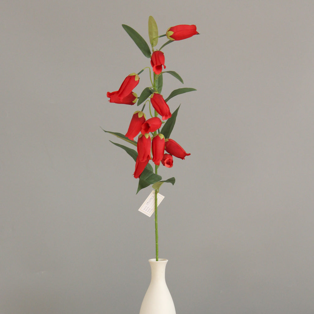 Whosale Long Size Campanula Artificial Flowers For Wedding Home Garden Decoration Artificial Flower Arrangement
