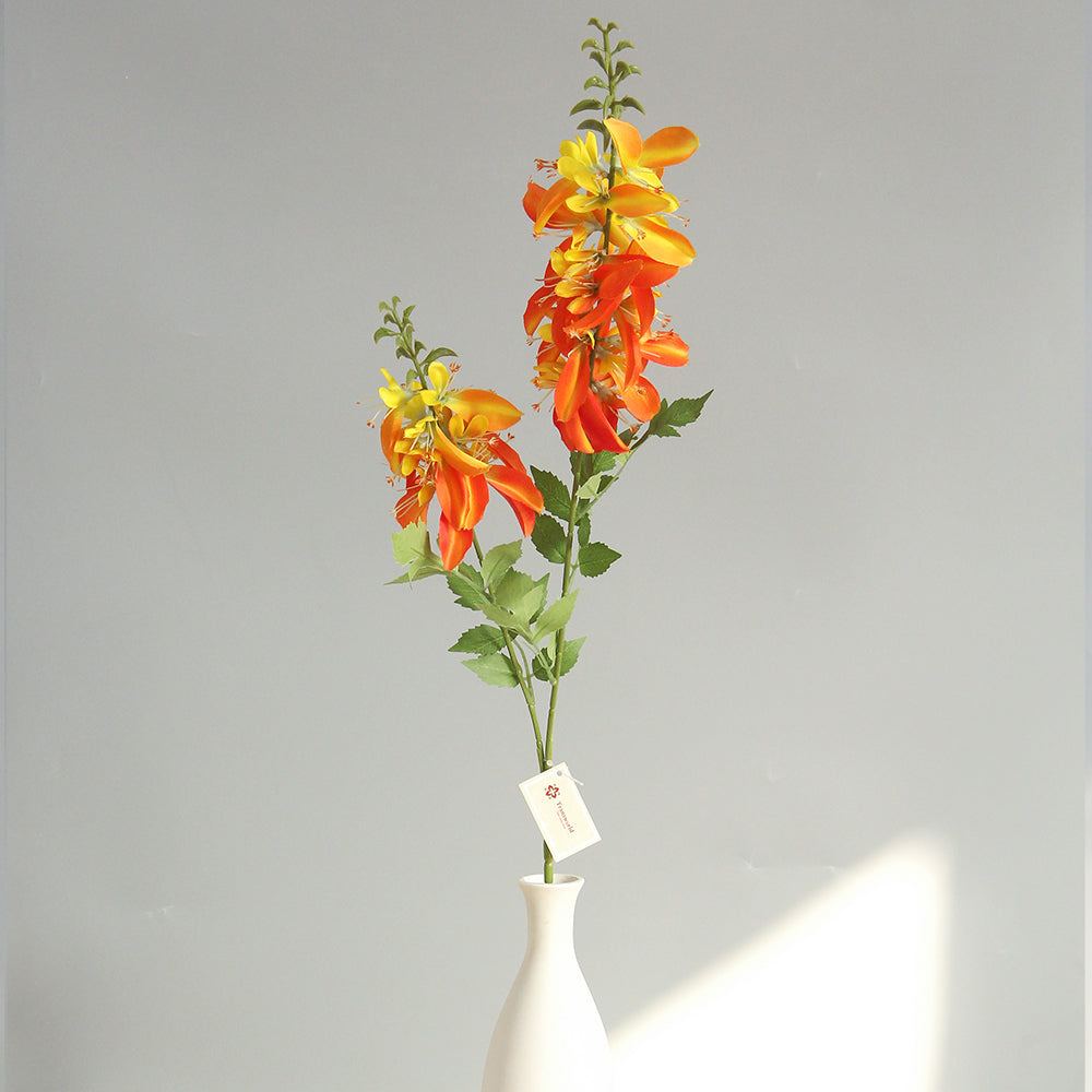 39.37INCH Artificial Plants and Flowers Long Branch Erythrina Flower Multicolour Artificial Flowers Decor Hpme Party Store Decor