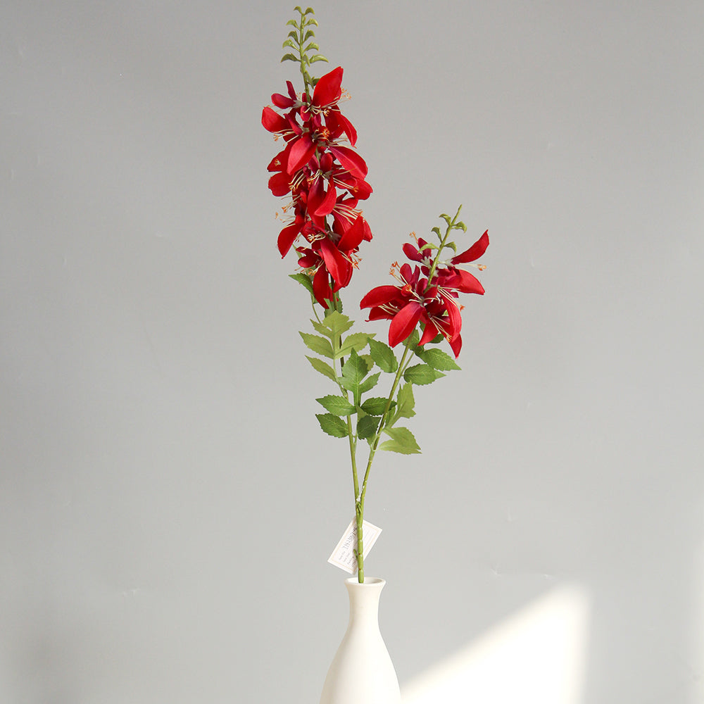 39.37INCH Artificial Plants and Flowers Long Branch Erythrina Flower Multicolour Artificial Flowers Decor Hpme Party Store Decor