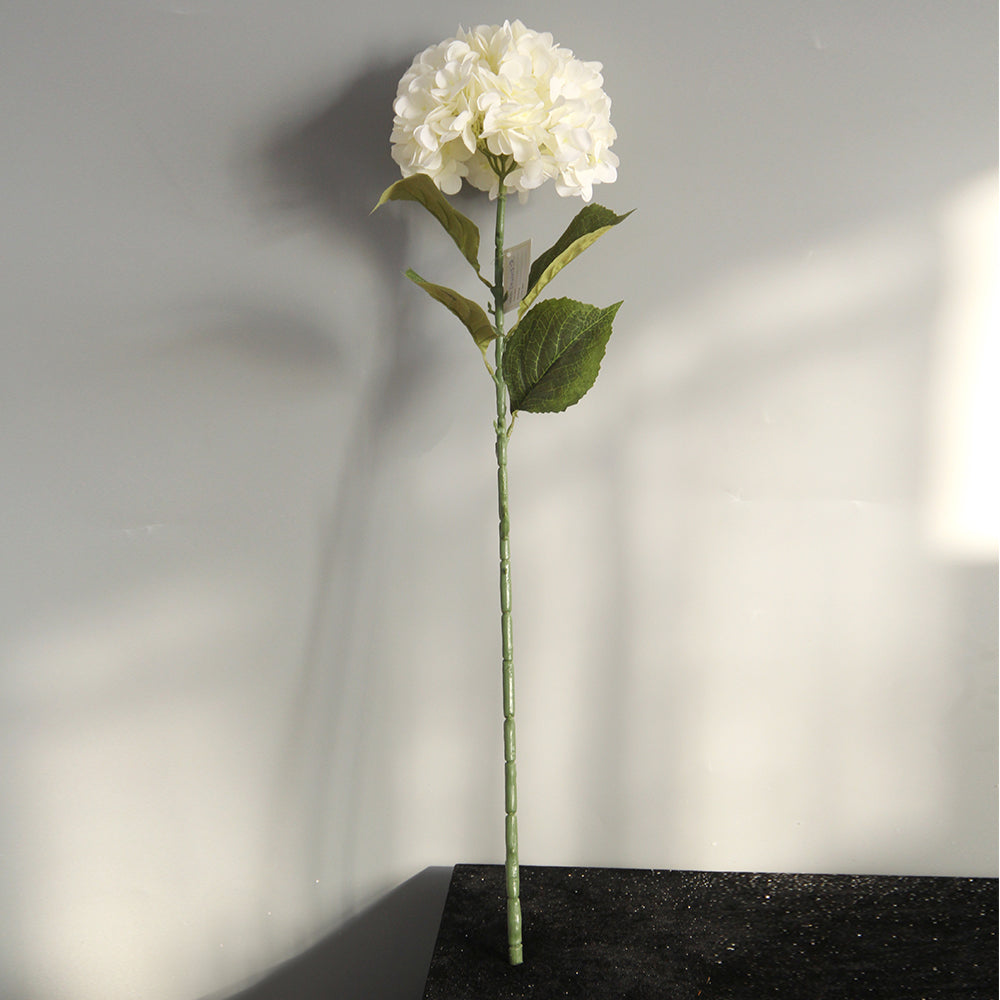 2024 New Products 31.5INCH Tall Artificial Hydrangea Flower Big Hydrangea Head Artificial Flowers Arrangement Wedding Decoration