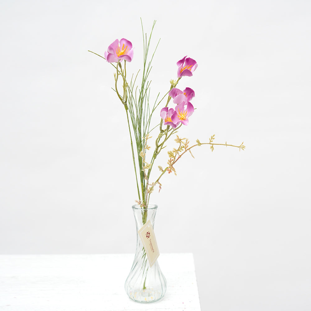 Transworld Artificial Grass Flowers Multicolour Decorative Flowers Floral Spray Arrangement for Wedding Home Garden Decoration