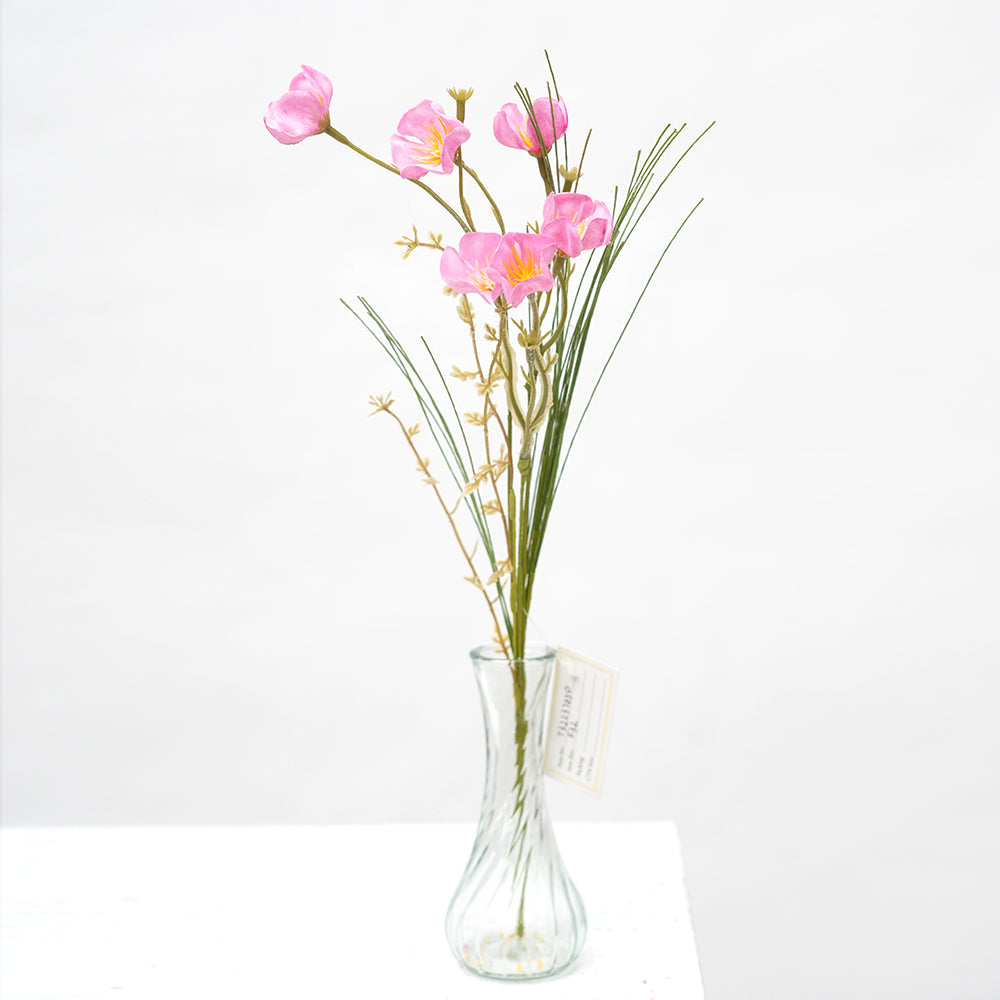 Transworld Artificial Grass Flowers Multicolour Decorative Flowers Floral Spray Arrangement for Wedding Home Garden Decoration