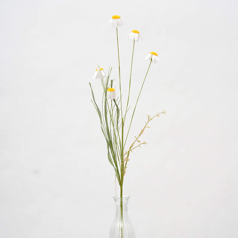 Transworld Artificial Grass Flowers Multicolour Decorative Flowers Floral Spray Arrangement for Wedding Home Garden Decoration