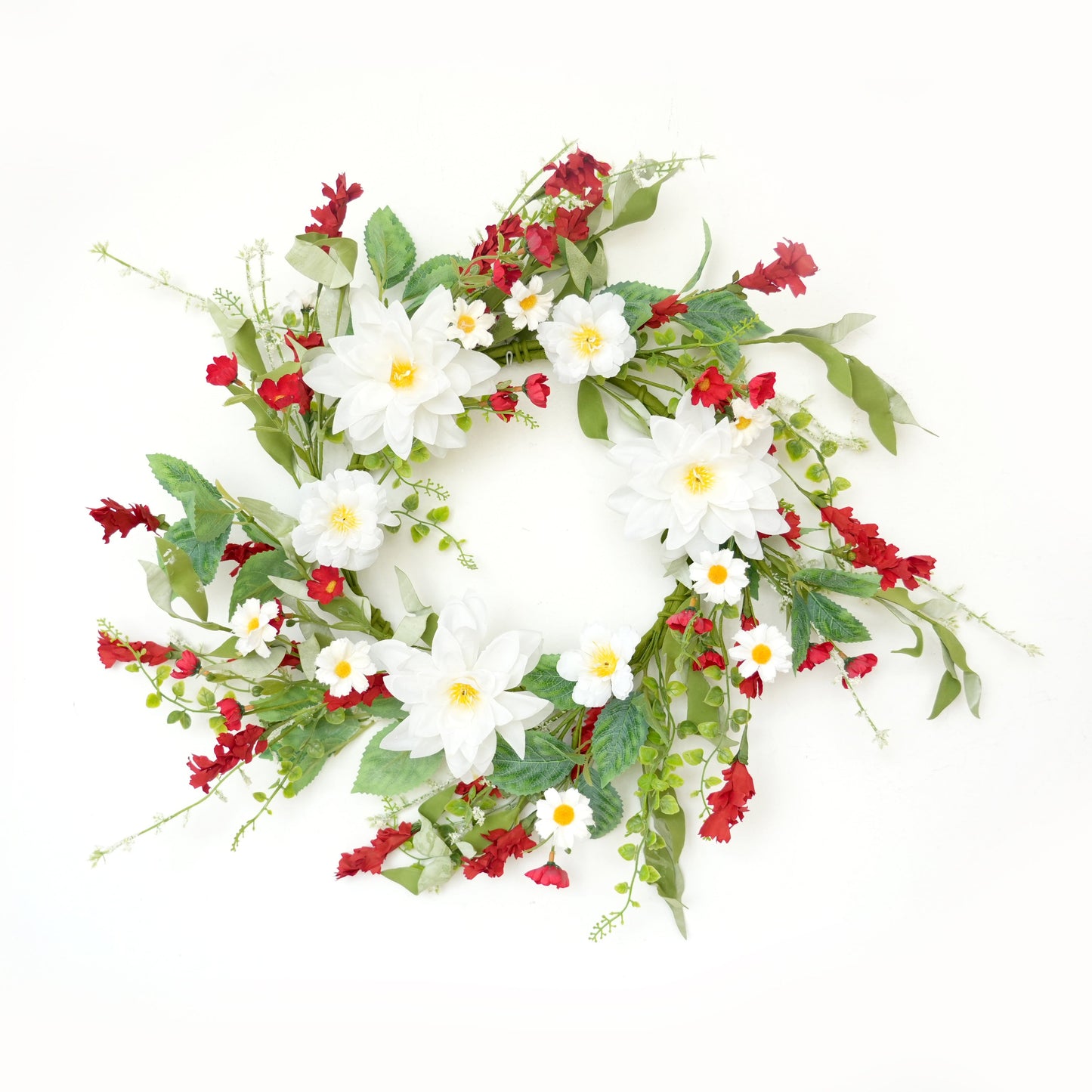 Transworld A Set Series Artificial Wreath&Garland&Spray Decorative Flowers, Wreaths and Plants for Home Hotel Garden Wedding Decorations