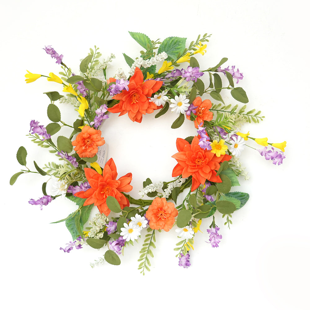 Transworld Set Series Of Garland&Wreath&Artificial Flowers Decorative Flower Plants for Home Hotel Garden Decorations