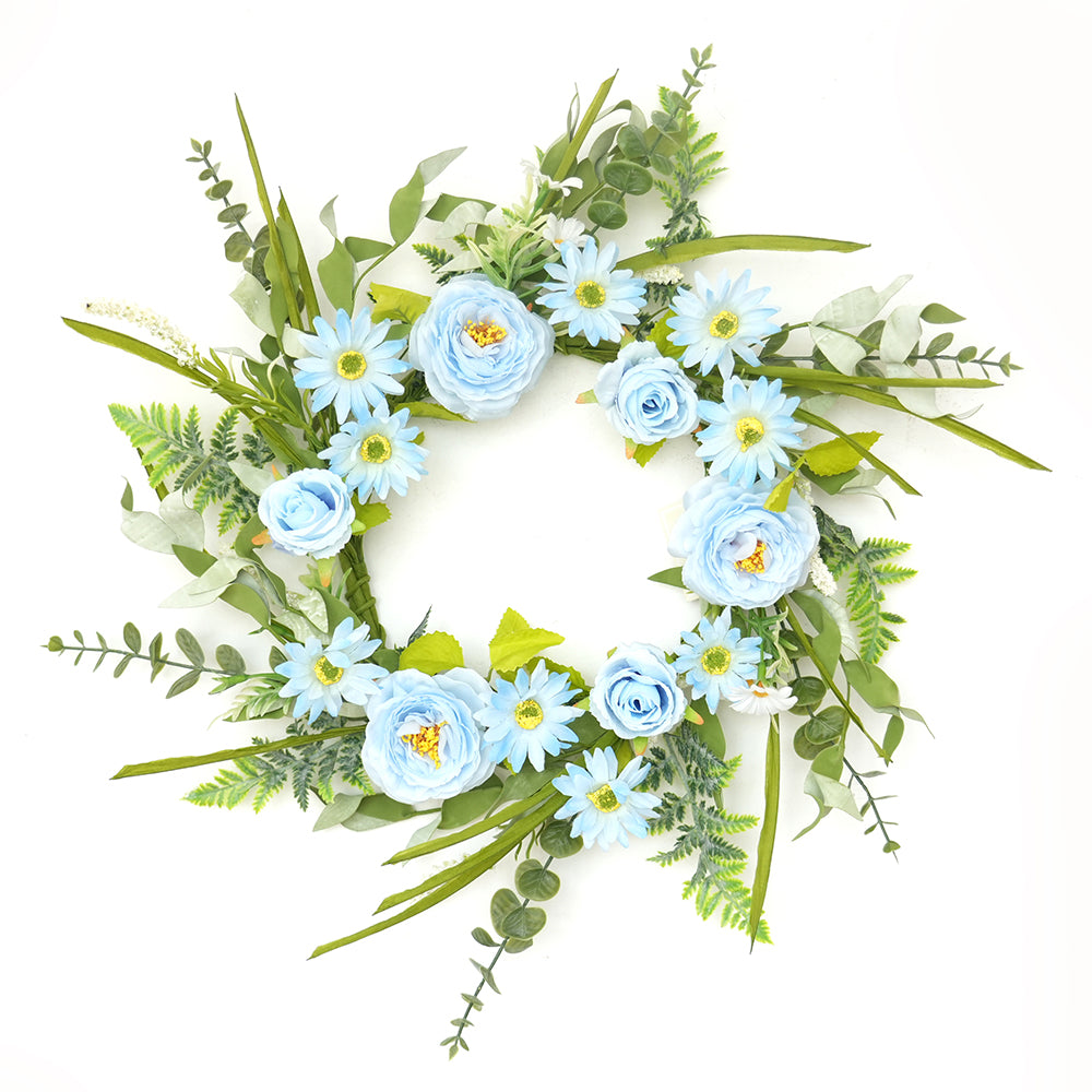 Transworld A Set Series Artificial Wreath&Garland&Spray Decorative Flowers, Wreaths and Plants for Home Hotel Garden Wedding Decorations