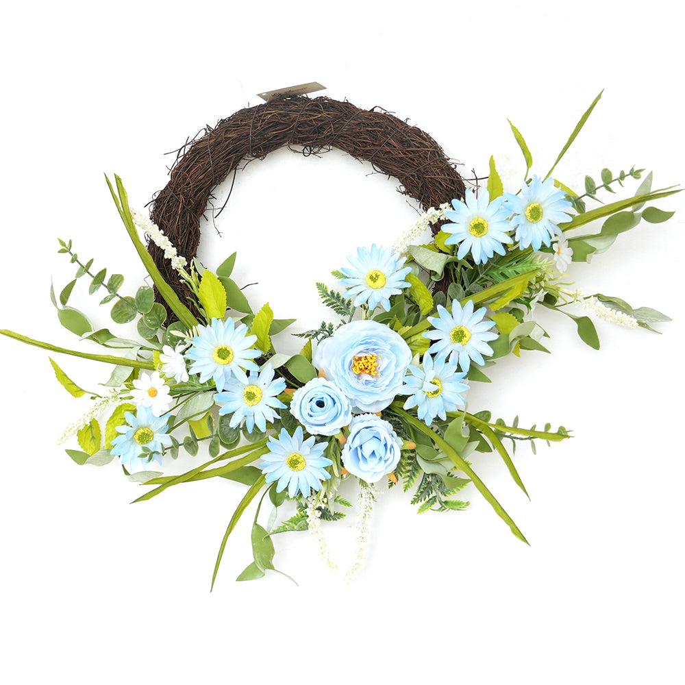 Transworld A Set Series Artificial Wreath&Garland&Spray Decorative Flowers, Wreaths and Plants for Home Hotel Garden Wedding Decorations