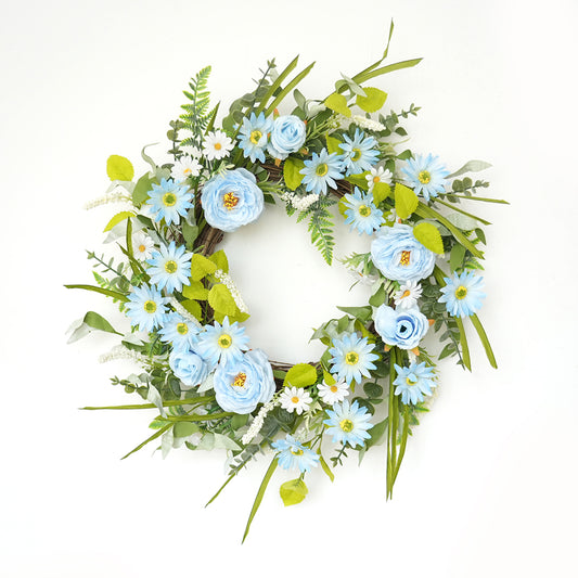 Transworld A Set Series Artificial Wreath&Garland&Spray Decorative Flowers, Wreaths and Plants for Home Hotel Garden Wedding Decorations