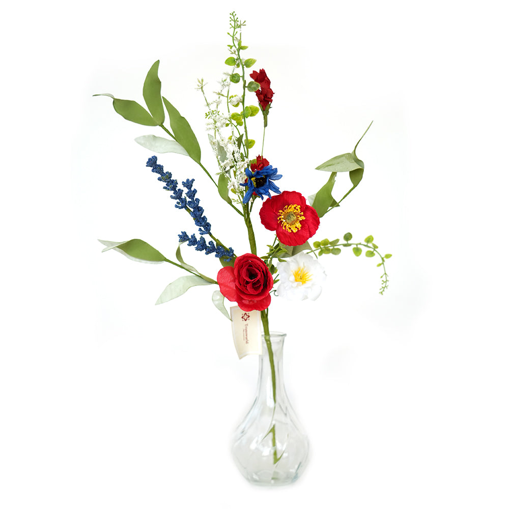 Transworld A Set Series Artificial Wreath&Garland&Spray Decorative Flowers, Wreaths and Plants for Home Hotel Garden Wedding Decorations