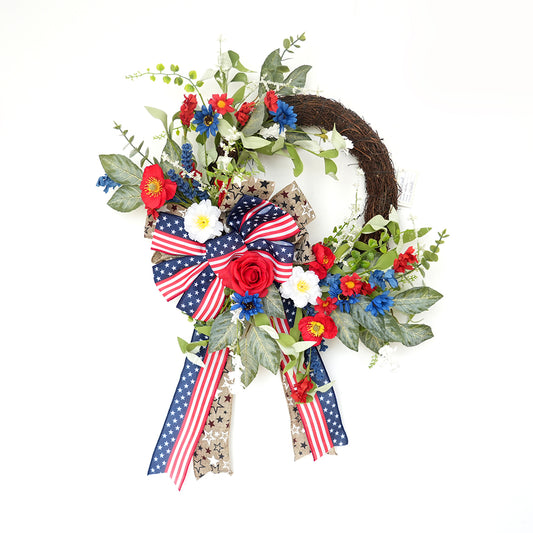 Transworld A Set Series Artificial Wreath&Garland&Spray Decorative Flowers, Wreaths and Plants for Home Hotel Garden Wedding Decorations