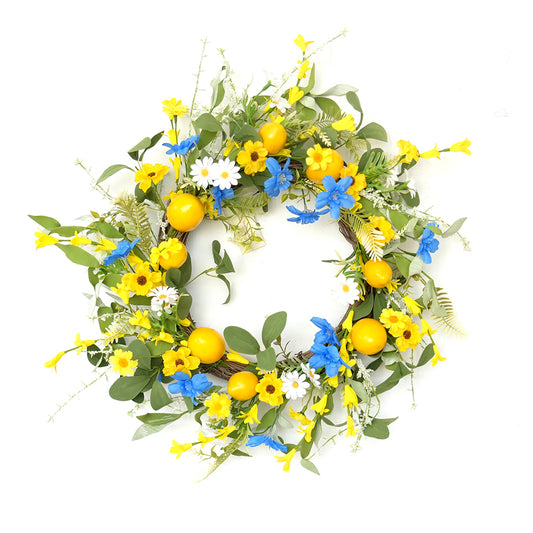 Transworld A Set Series Artificial Wreath&Garland&Spray Decorative Flowers, Wreaths and Plants for Home Hotel Garden Wedding Decorations