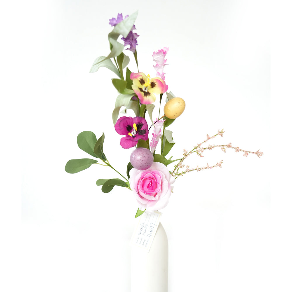 Transworld A Set Series Artificial Wreath&Garland&Spray Decorative Flowers, Wreaths and Plants for Home Hotel Garden Wedding Decorations