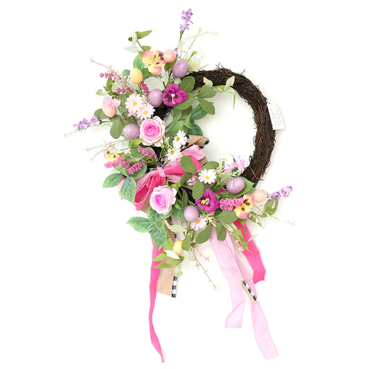Transworld A Set Series Artificial Wreath&Garland&Spray Decorative Flowers, Wreaths and Plants for Home Hotel Garden Wedding Decorations