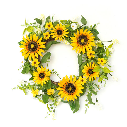 Transworld Set Series Of Garland&Wreath&Artificial Flowers Decorative Flower Plants for Home Hotel Garden Decorations