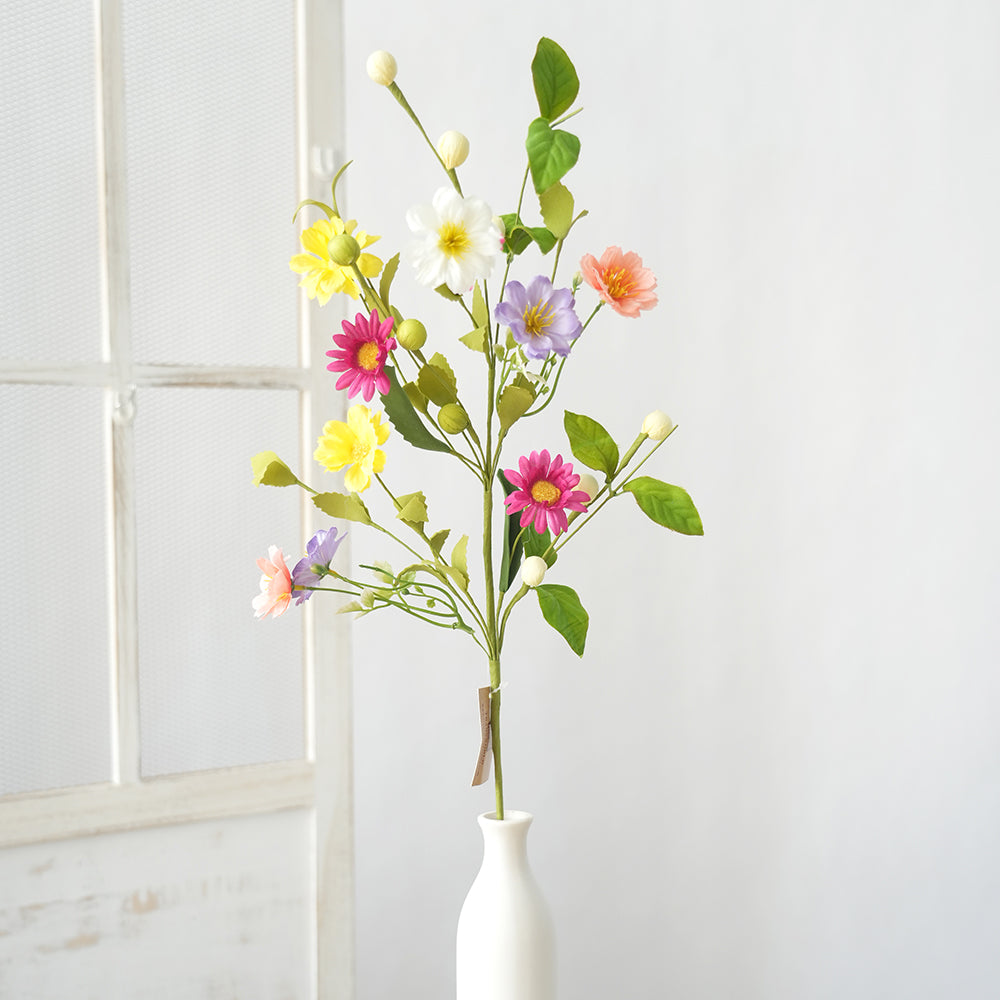 2025 Artificial Flower Spring&Summer Flower Sprig Wedding Floral Arrangements for Garden Home Hotel Decoration