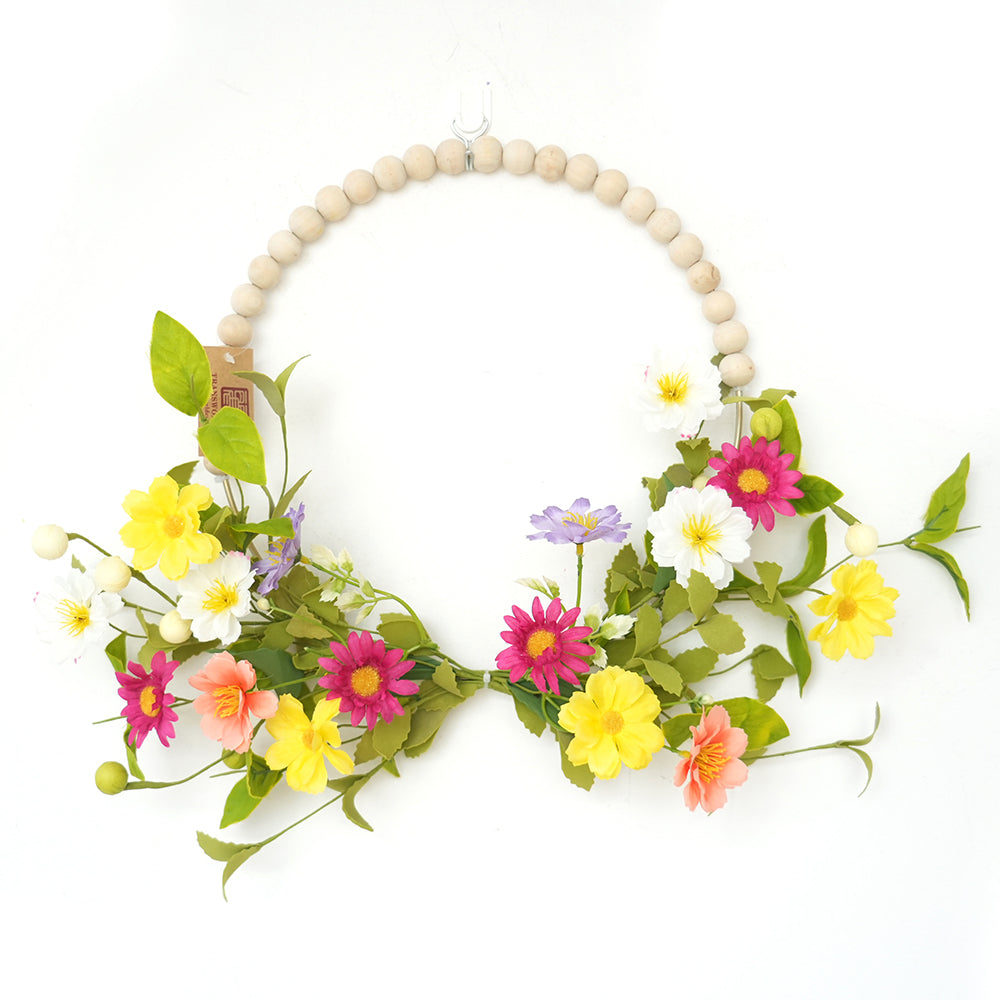 Transworld A Set Series Artificial Wreath&Garland&Spray Decorative Flowers, Wreaths and Plants for Home Hotel Garden Wedding Decorations