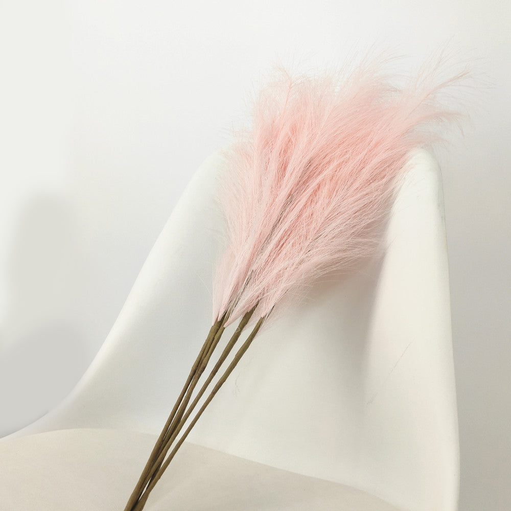 Wholesale 28INCH High QualityArtificial Pampas Grass Apple Green Pampas Grass Artificial Flowers Hand Made Pampas Decor