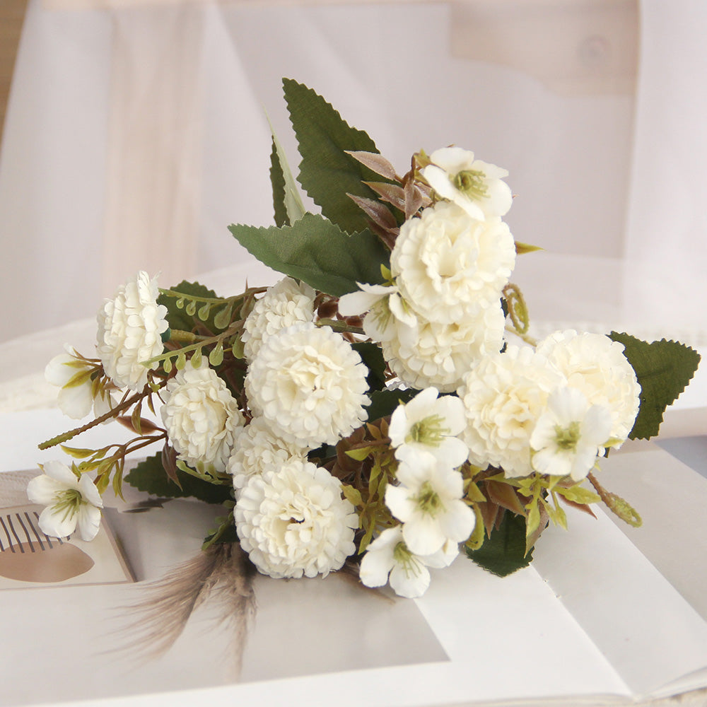 Factory Direct Sell Wedding Decoration Table Center Piece flower Bridal Bouquets Artificial Flowers