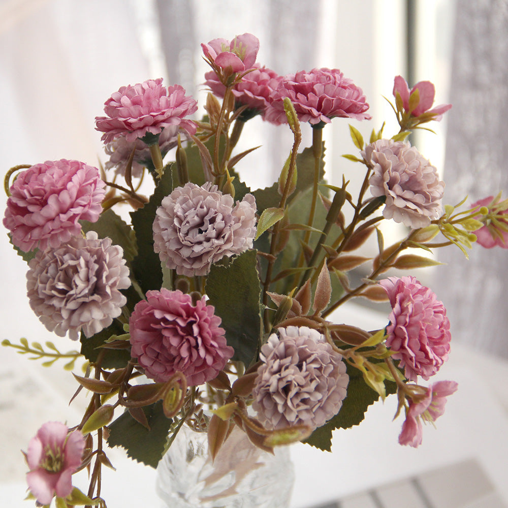 Factory Direct Sell Wedding Decoration Table Center Piece flower Bridal Bouquets Artificial Flowers