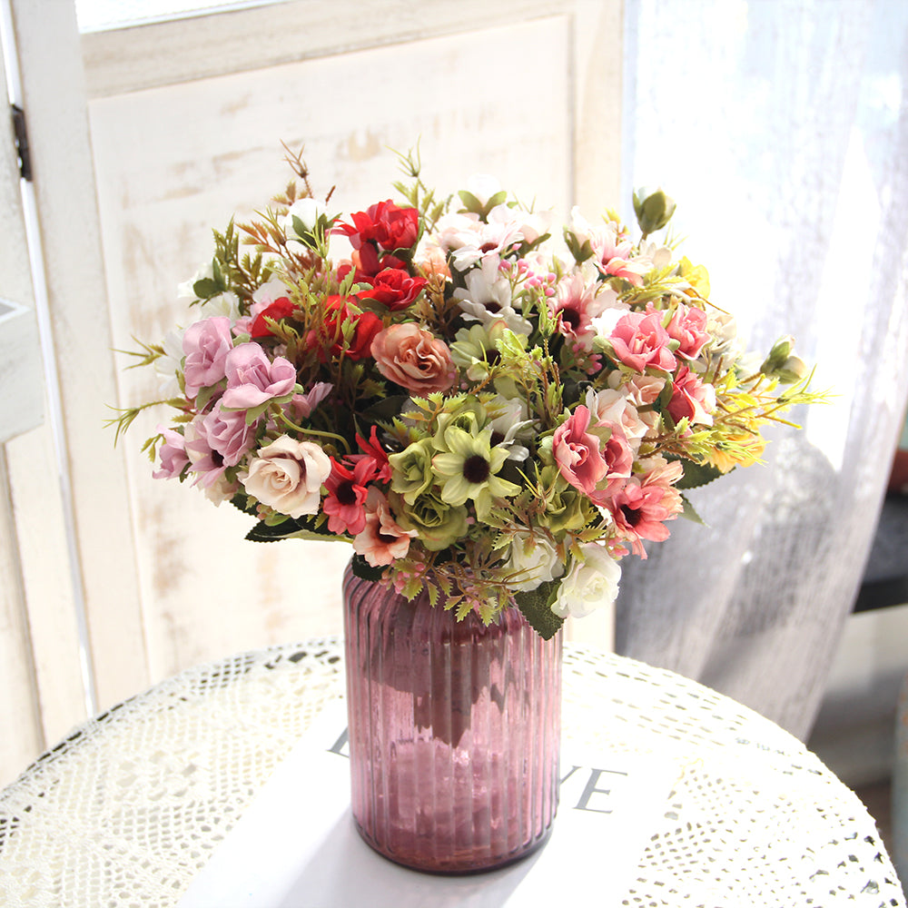 Bouquet Flowers Plastic Flowers for Sale Suitable Wedding Floral Centerpiece Decor